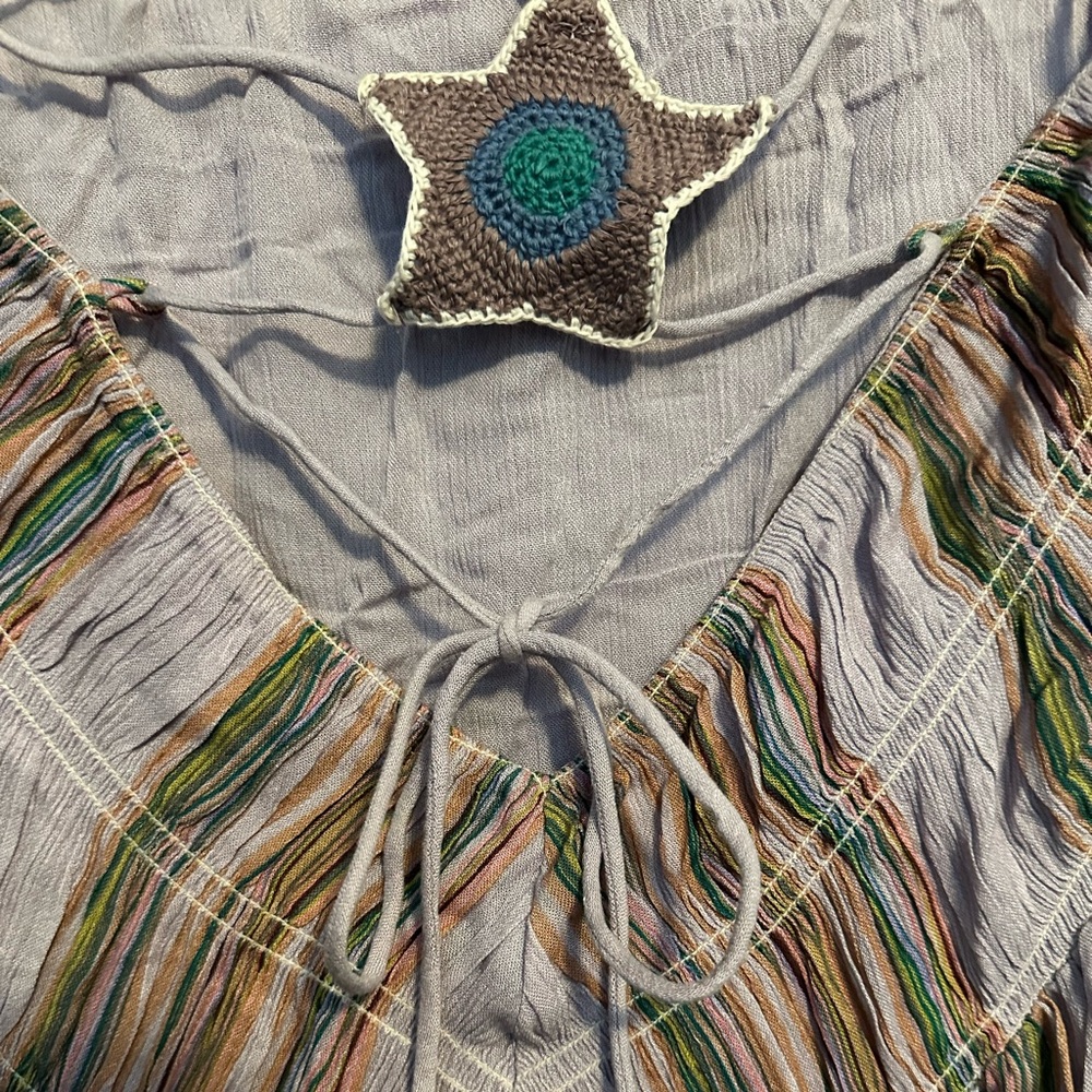 Free People ‼️RARE‼️Shooting Stars Maxi Dress NWT - Picture 5 of 12